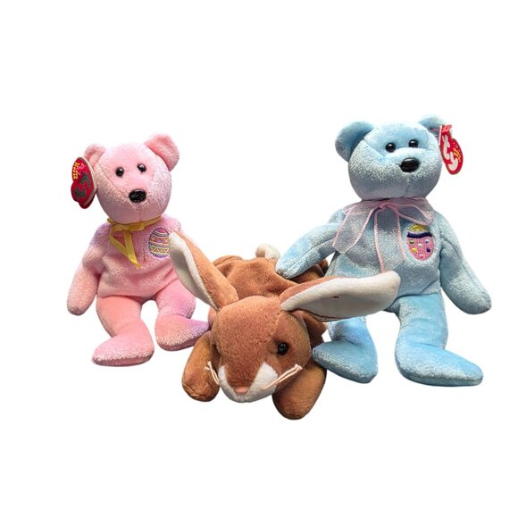 Ty Beanie Babies Easter Bears Lot of 3 - Picture 3 of 9
